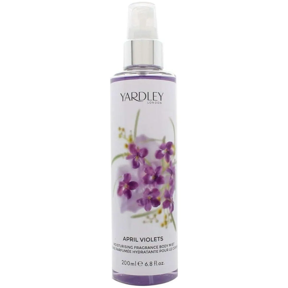 APRIL VIOLETS by Yardley London fragrance body mist 6.8 oz New