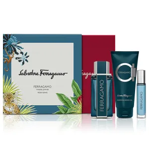 Intense Leather by Salvatore Ferragamo 100ml EDP 3pc Set