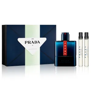 Luna Rossa Ocean by Prada 100ml EDT 3 Piece Gift Set