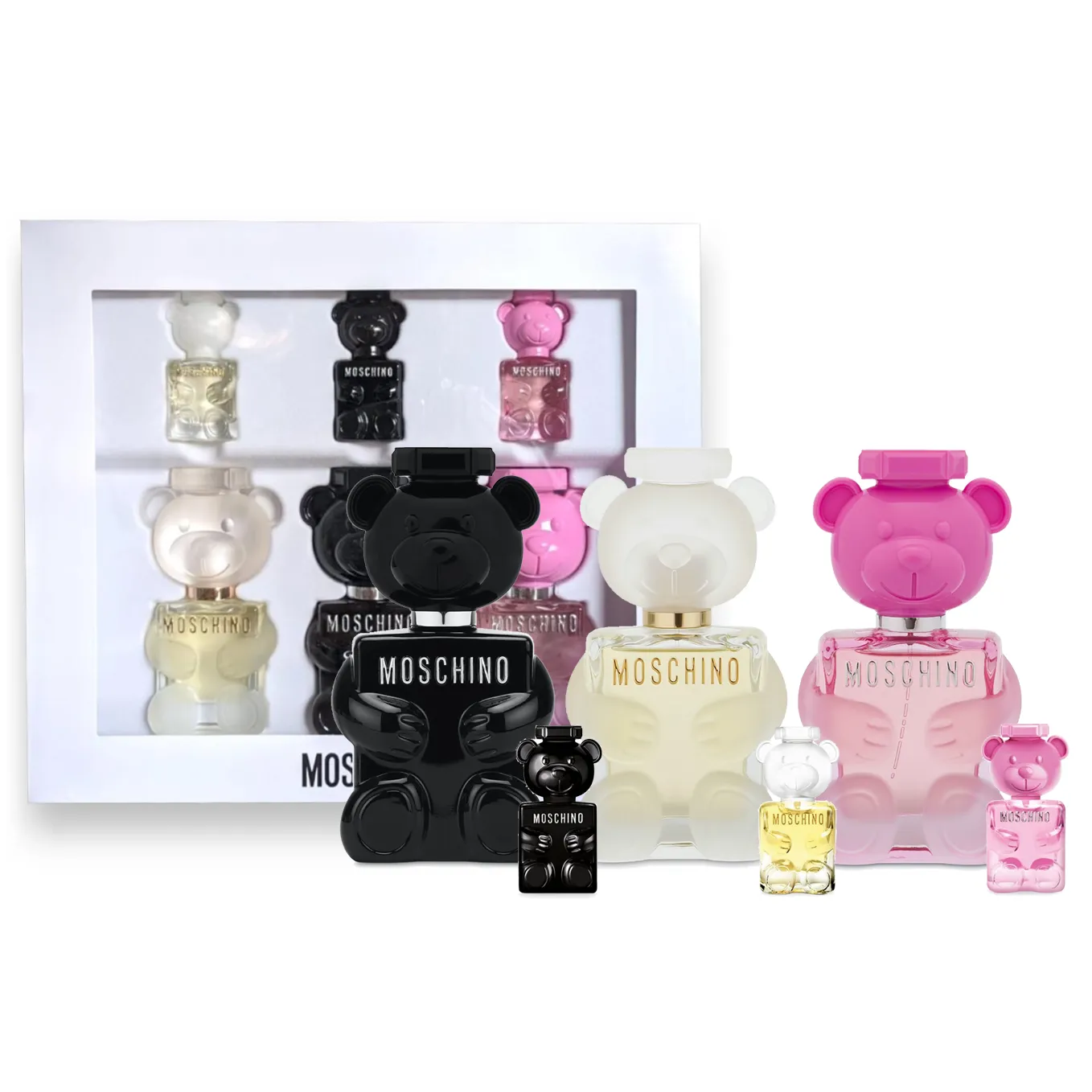 Moschino Toy Perfume Collection 6 Piece Gift Set