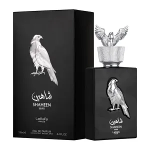 Pride Shaheen Silver by Lattafa perfume for unisex EDP 3.3 / 3.4 oz New in Box