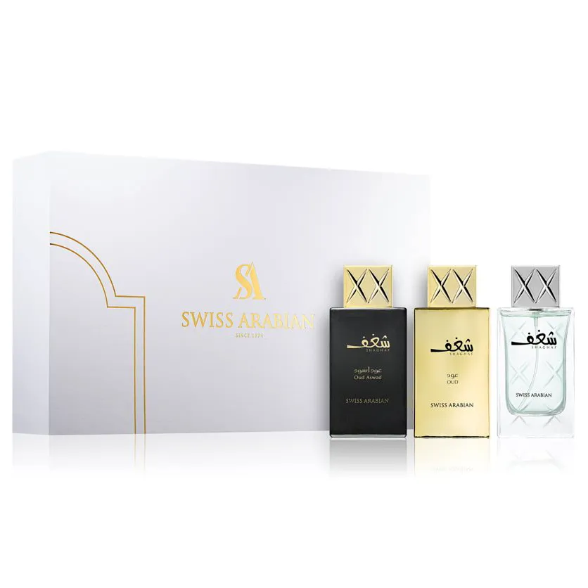 Shaghaf Collection by Swiss Arabian 3x 75ml 3 Piece Gift Set