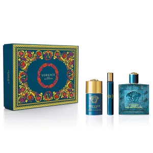 Versace Eros by Versace 100ml EDT 3 Piece Gift Set