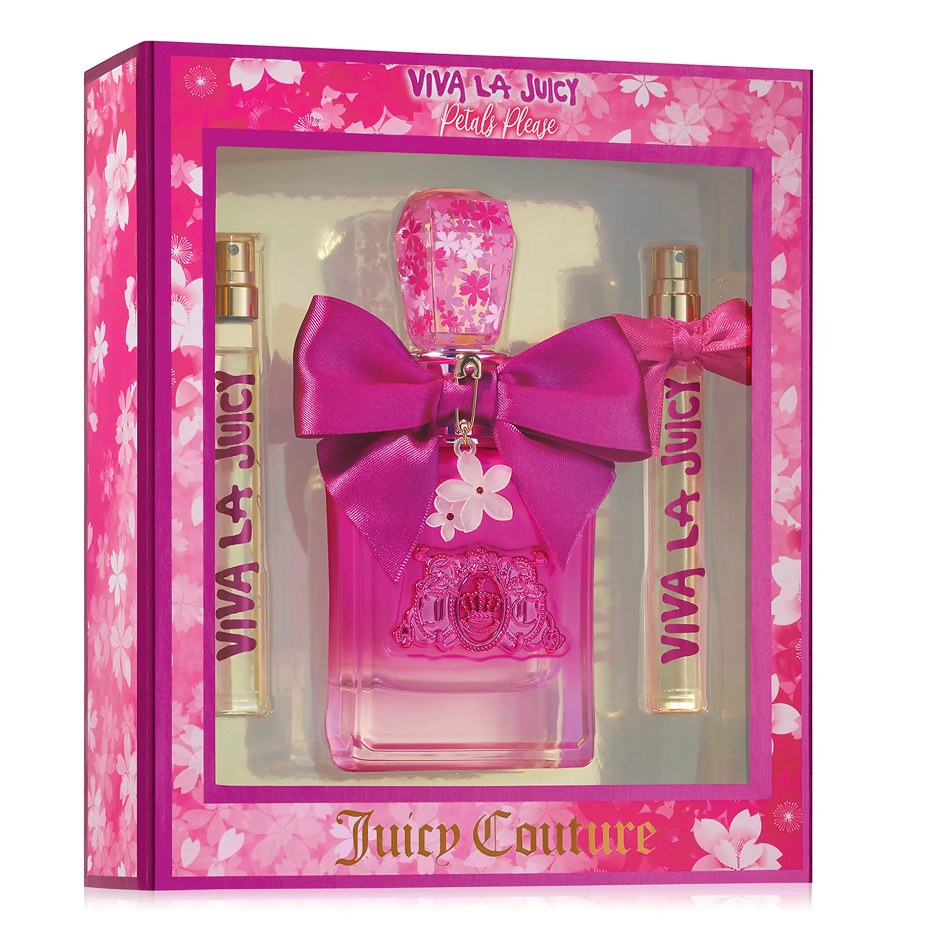 Viva La Juicy Petals Please by Juicy Couture 100ml EDP 3pc Set
